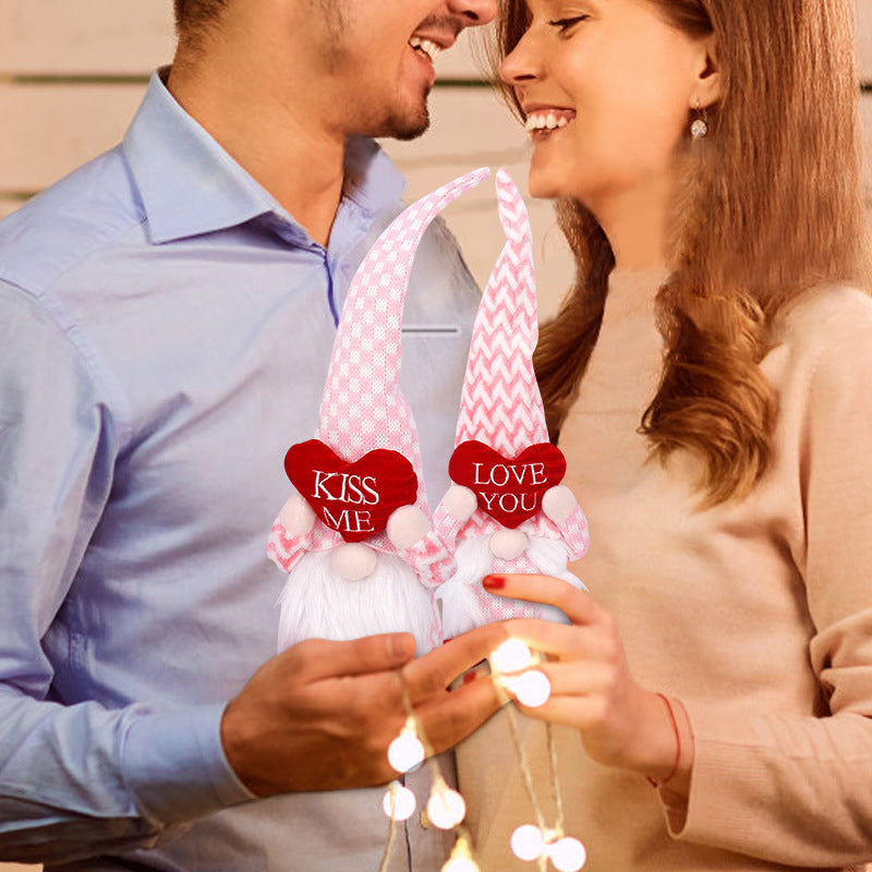 Wholesale Fabric Love Doll Valentine's Day Decorative Ornaments